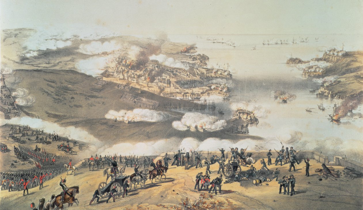 クリミア戦争中のセヴァストポリの包囲（1854-56）